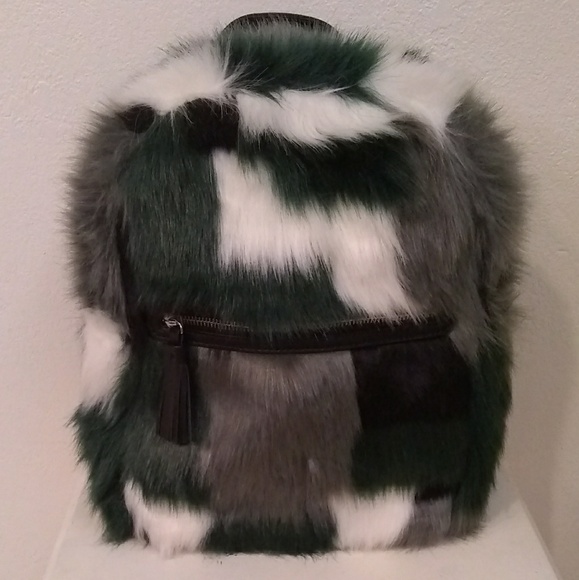 Vera Bradley Handbags - Faux fur Leighton backpack Vera Bradley